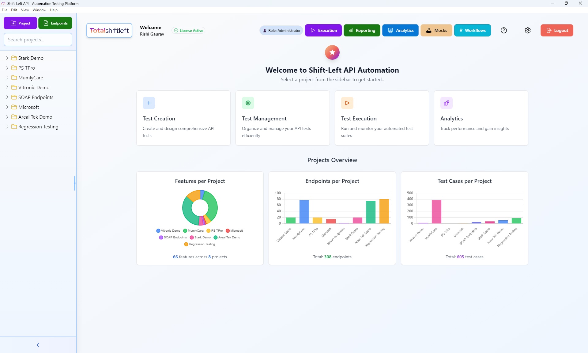 Total Shift Left – API test automation